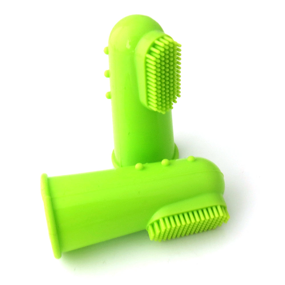 Natural Silicone Finger Toothbrush for Pets