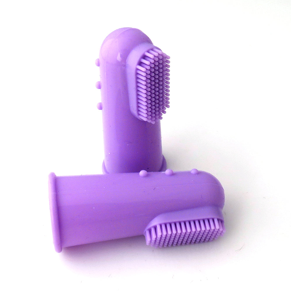 Natural Silicone Finger Toothbrush for Pets