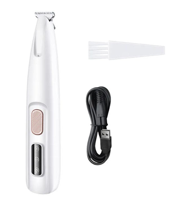 Pet Paw Trimmer with LED Light – Precise, Quiet & Waterproof