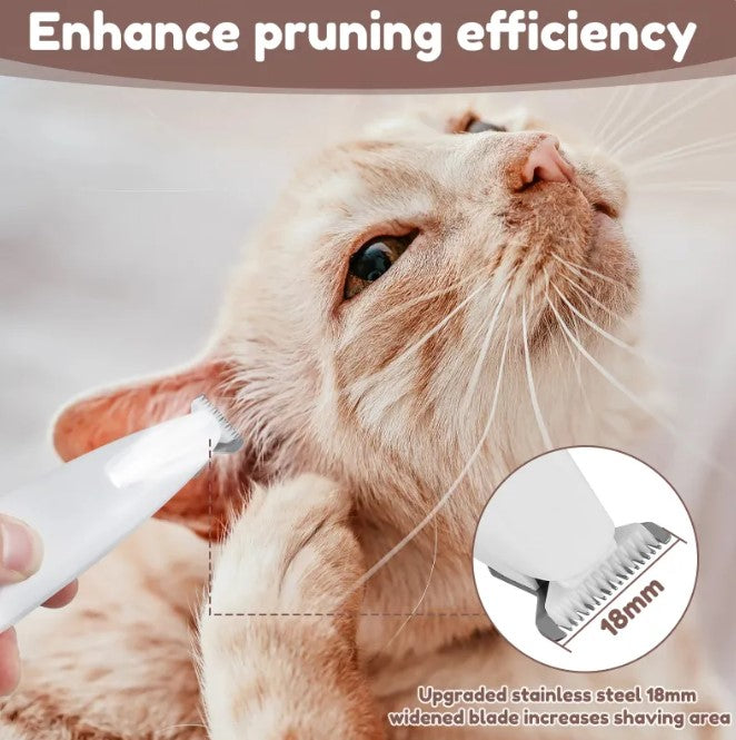 Pet Paw Trimmer with LED Light – Precise, Quiet & Waterproof
